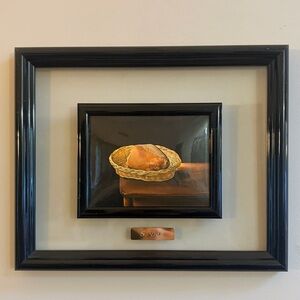 2000 Vintage Salvador Dali The Basket of Bread Framed Art Print, Artwork